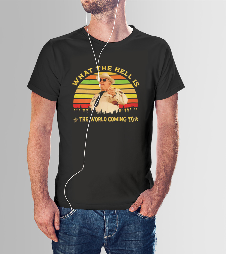 What The Hell Is The World Coming To Sheriff Buford Justice T-Shirt
