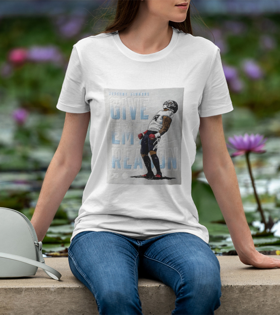 Tennessee Titans Give Em A Reason Jeffery Simmons 98 Flexing T-Shirt