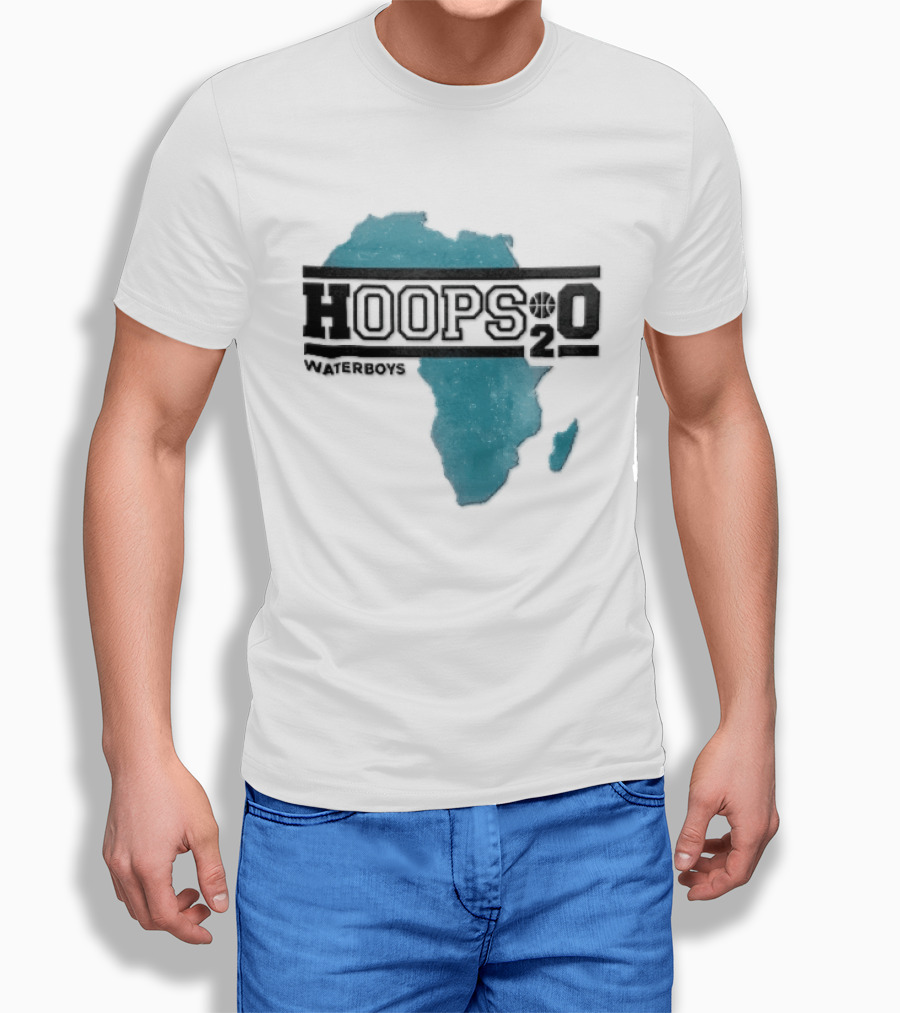 Waterboys Hoops H2o Distressed Africa Continent Map T-Shirt