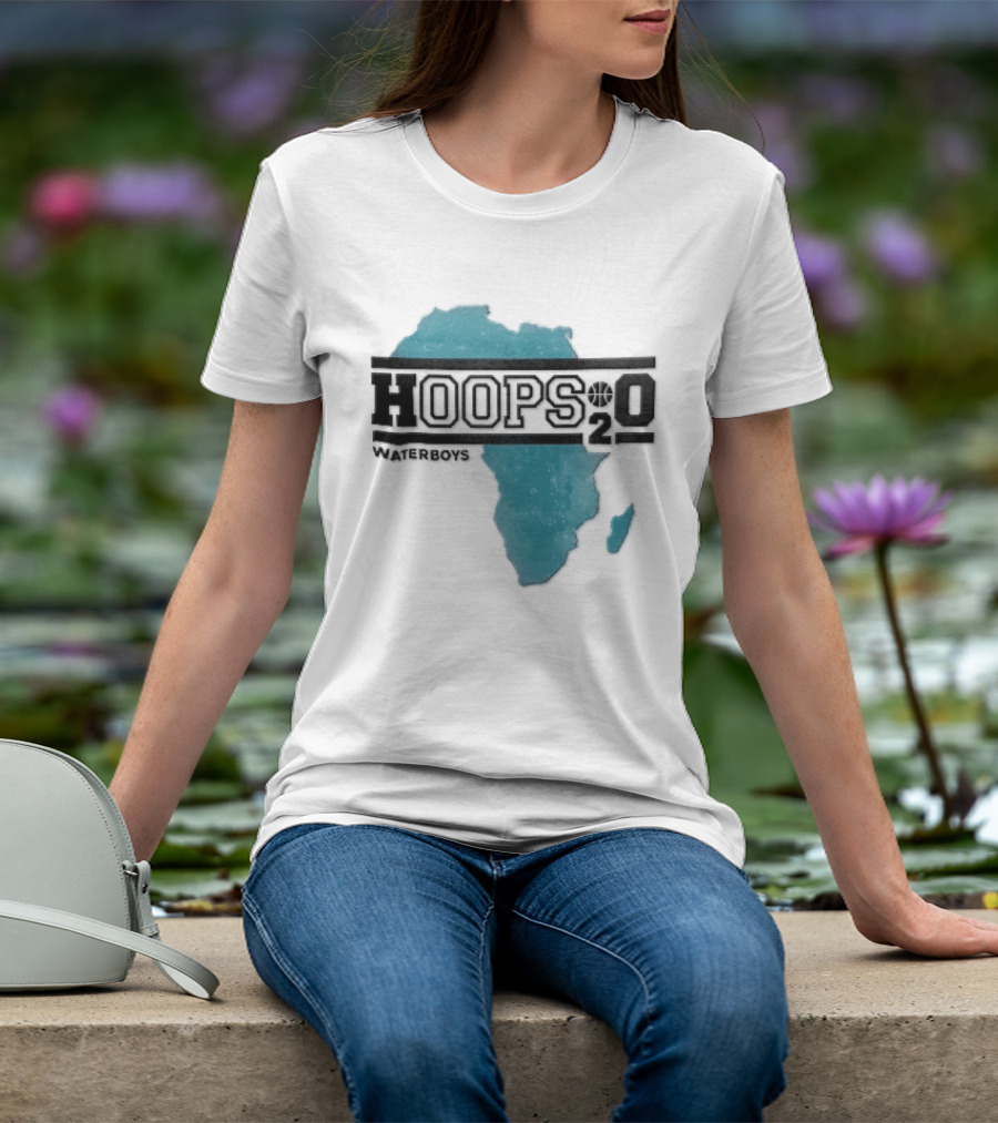 Waterboys Hoops H2o Distressed Africa Continent Map T-Shirt