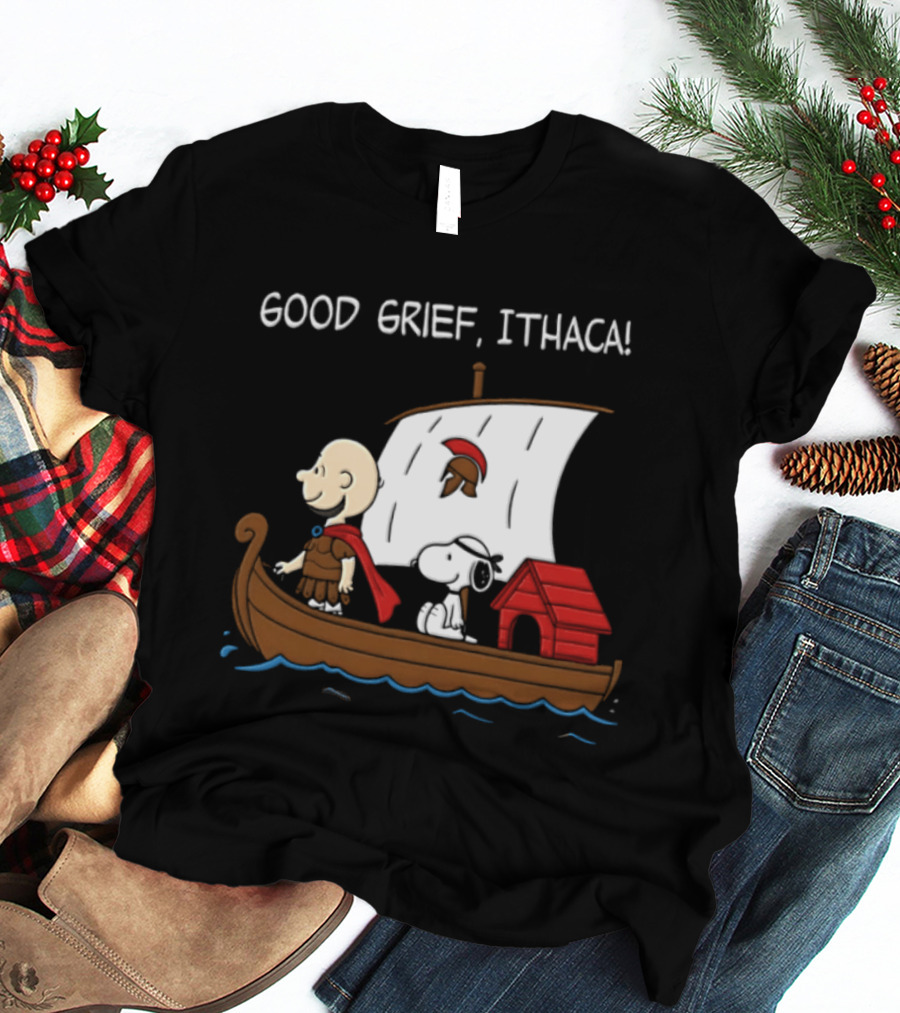 Good Grief Ithaca Charlie Brown Snoopy Peanuts T-Shirt
