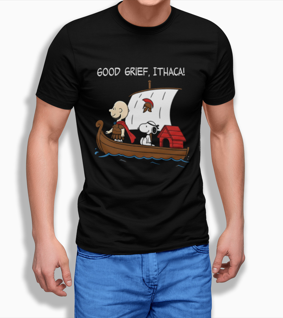 Good Grief Ithaca Charlie Brown Snoopy Peanuts T-Shirt