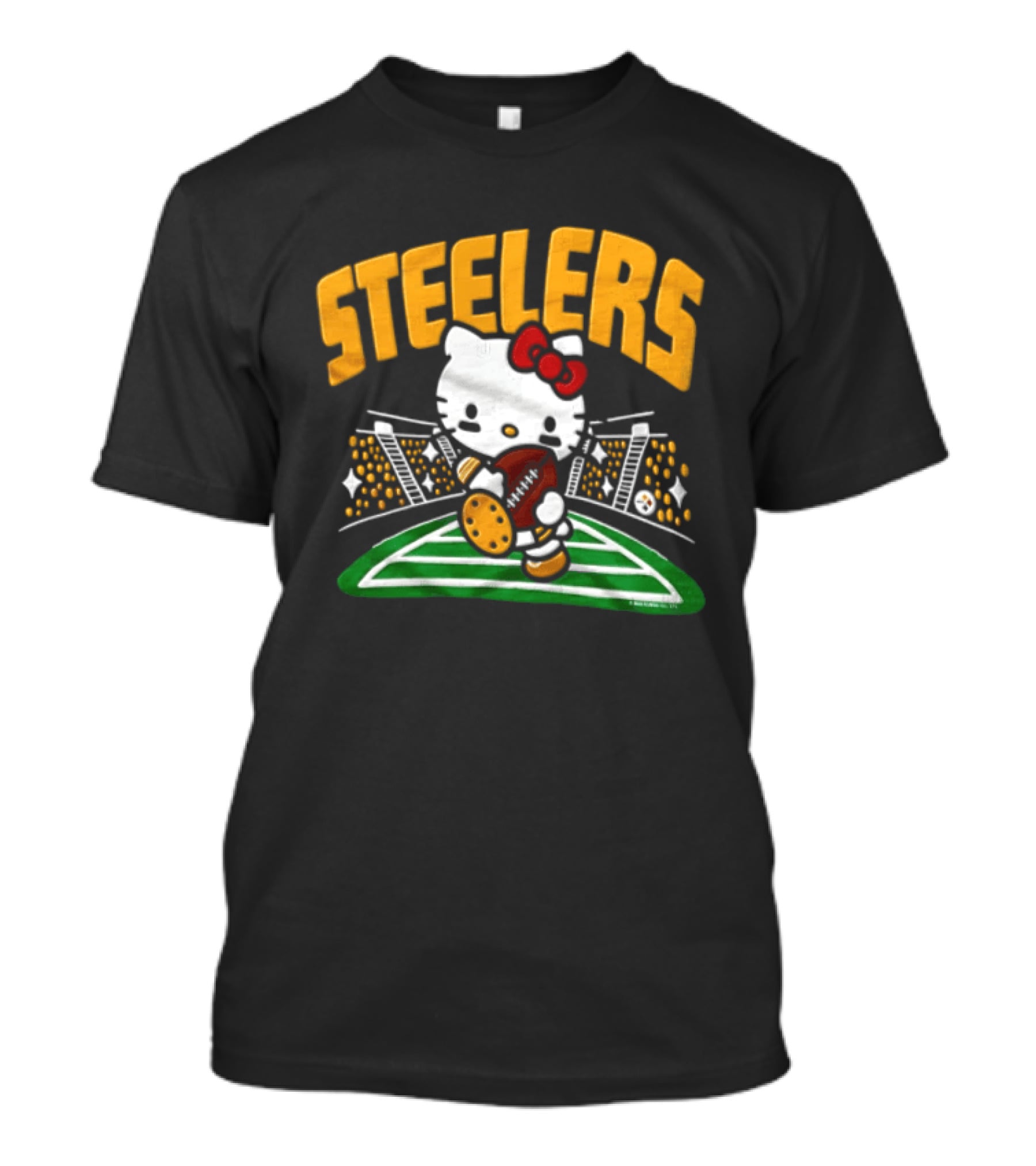 Hello Kitty Pittsburgh Steelers Football Collaboration T-Shirt