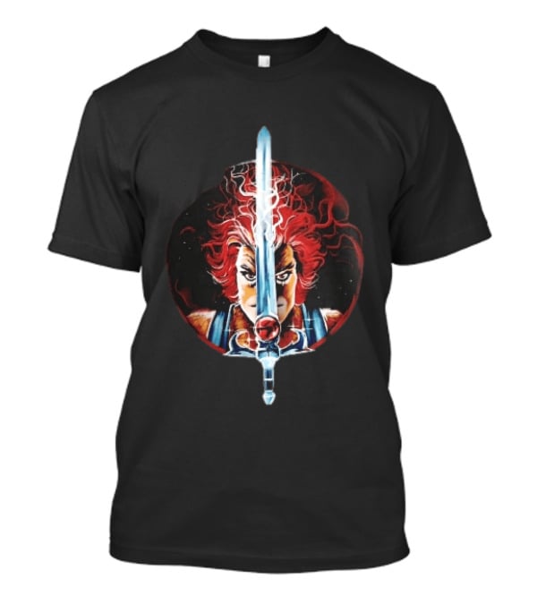 Lion O Thundercats Sword Of Omens Fiery Red Mane T-Shirt