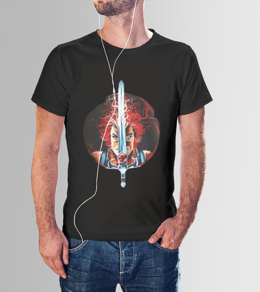 Lion O Thundercats Sword Of Omens Fiery Red Mane T-Shirt
