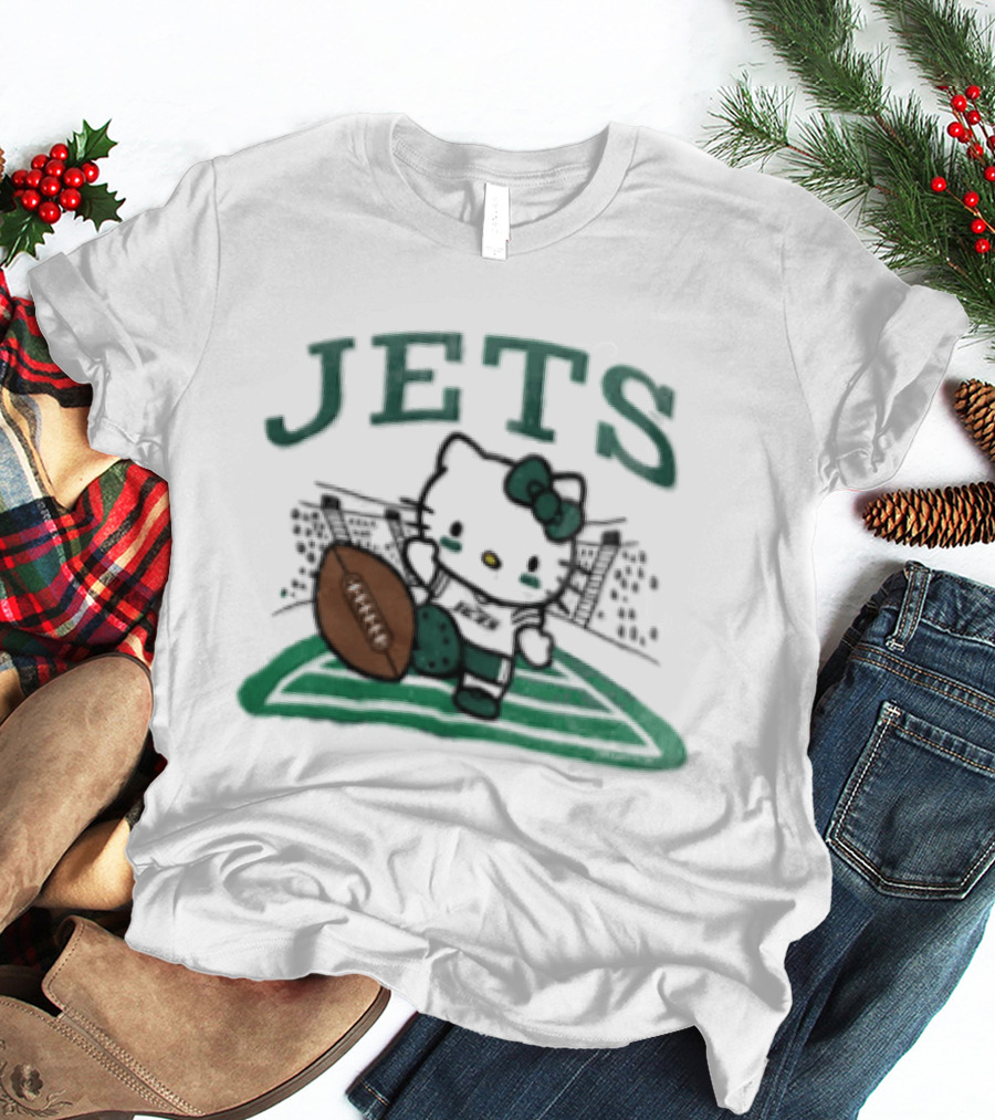 Hello Kitty Jets Football T-Shirt