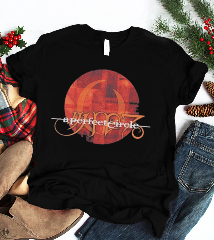 A Perfect Circle Band Logo Red T-Shirt