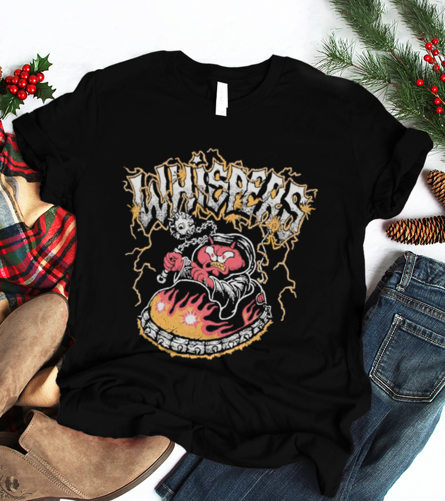 Whispers Armada Bumper Car Devil Flames Lightning T-Shirt