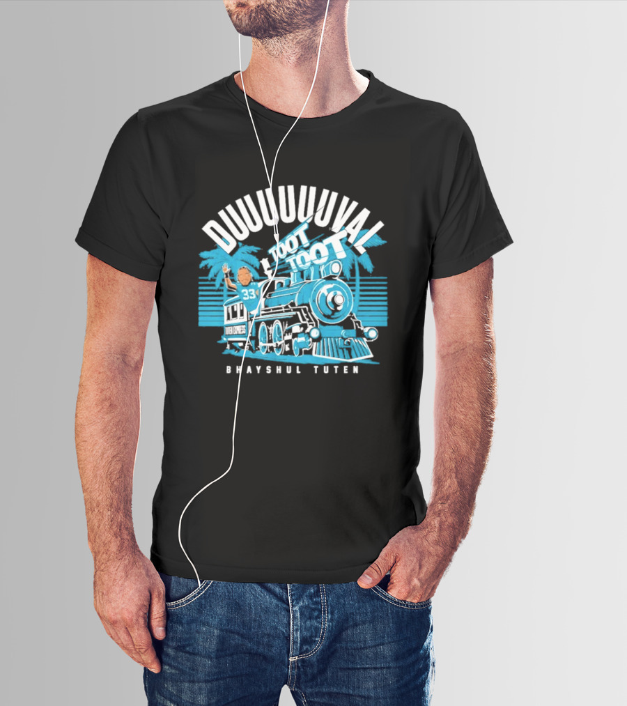 Duuuuuuuval Toot Toot Train Bhayshul Tuten 33 Jacksonville T-Shirt
