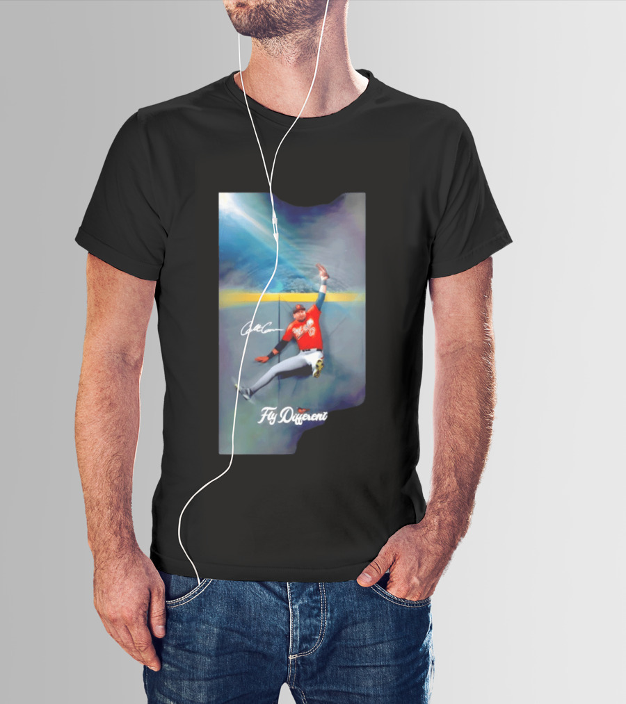 Colton Cowser Fly Different Baltimore Baseball Air Cowser T-Shirt