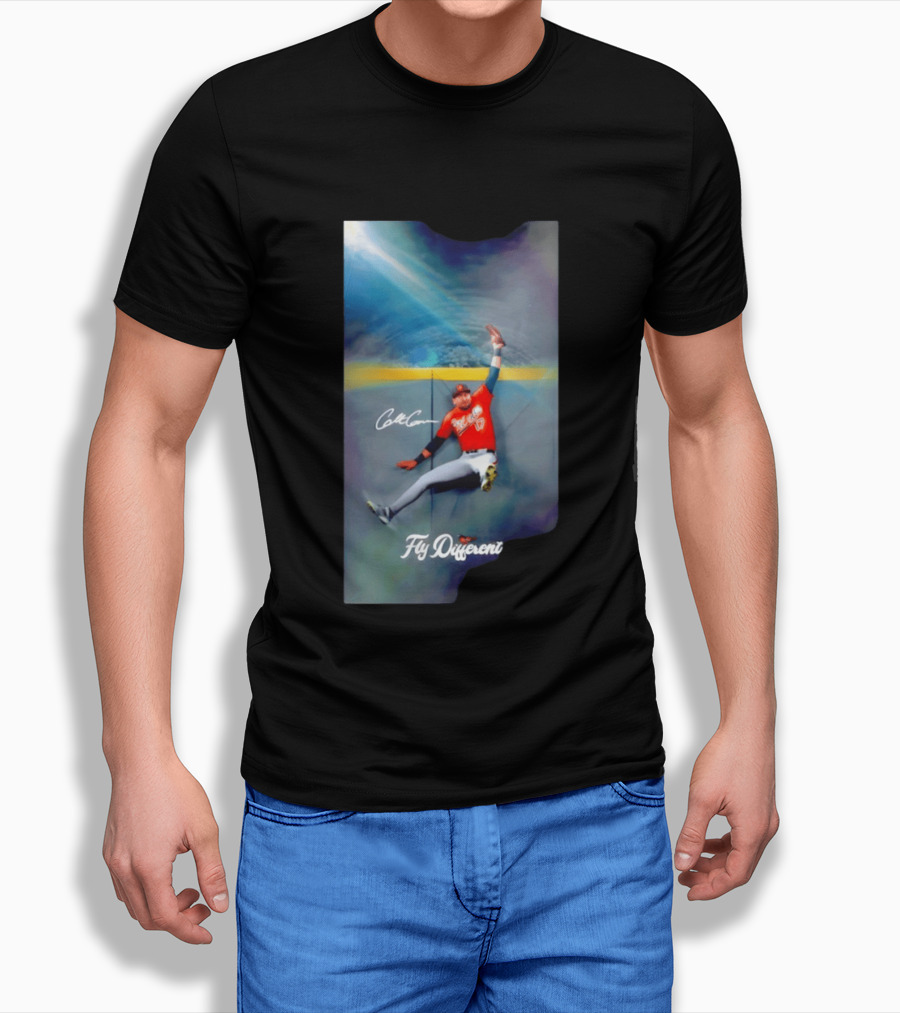 Colton Cowser Fly Different Baltimore Baseball Air Cowser T-Shirt
