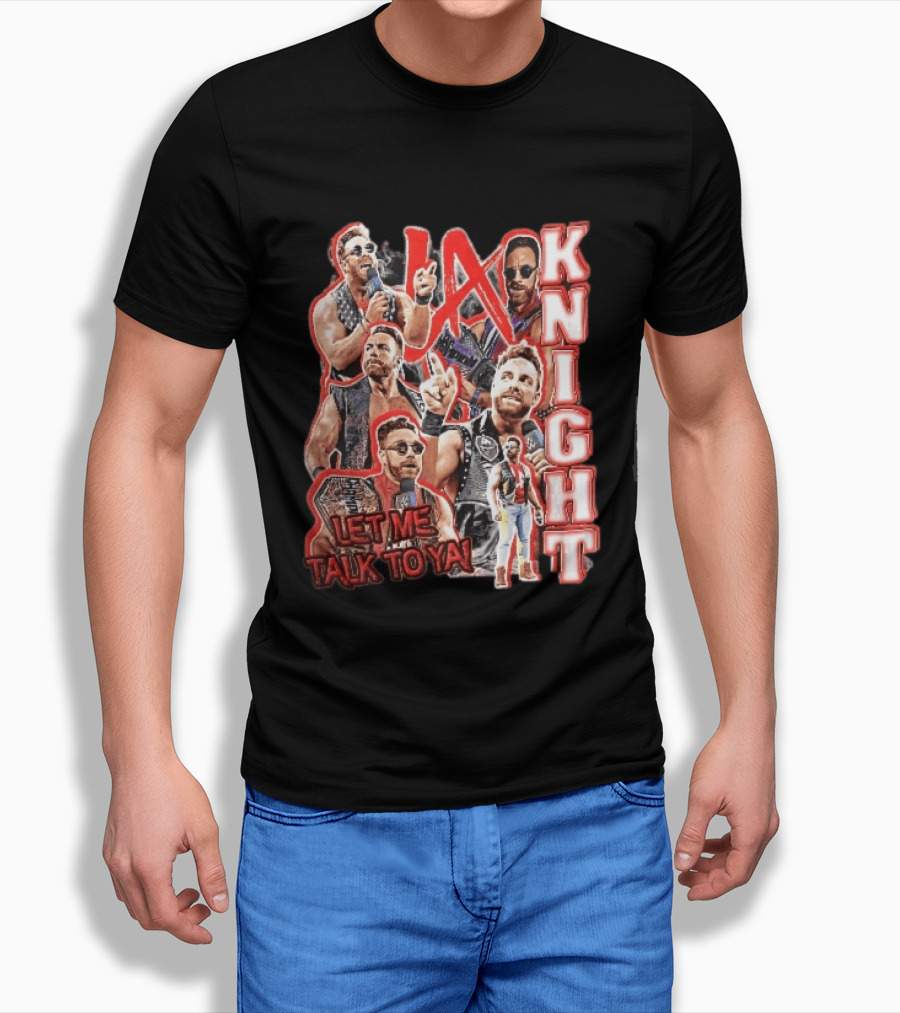 LA Knight Let Me Talk To Ya WWE Superstar T-Shirt