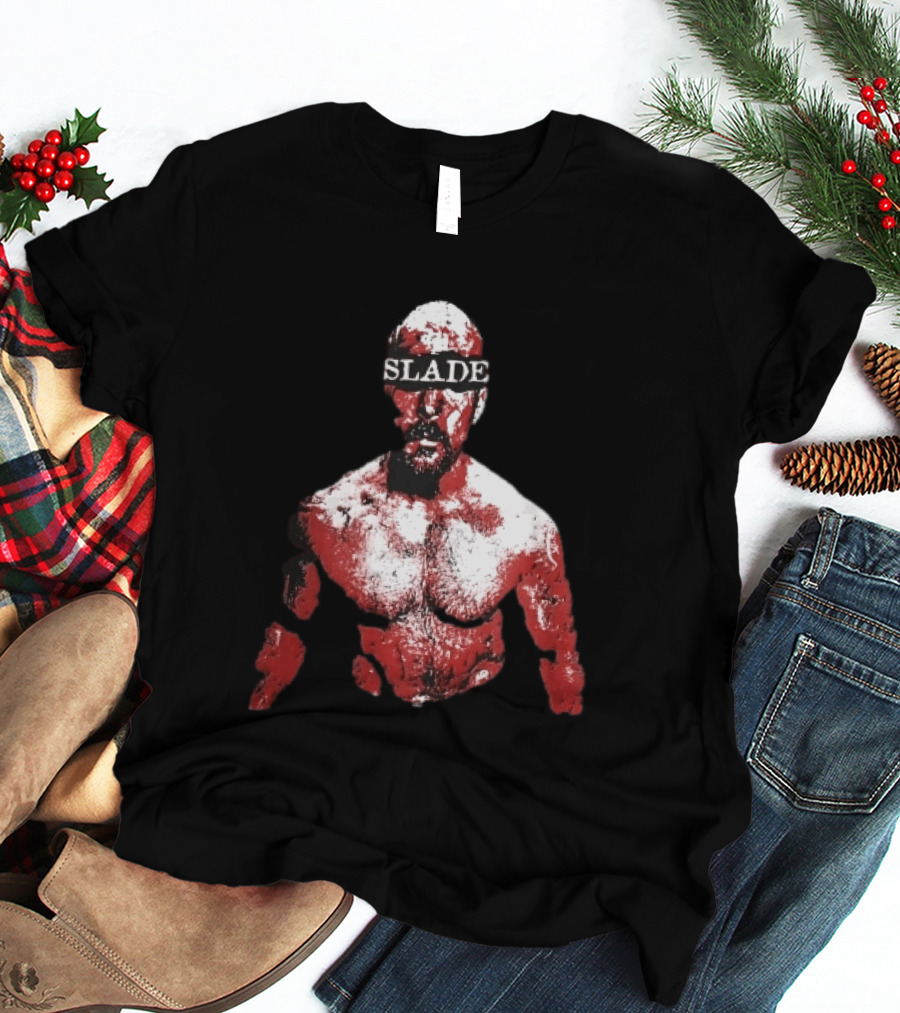Slade Warrior Bleeding Covered In Blood Bold Headband T-Shirt