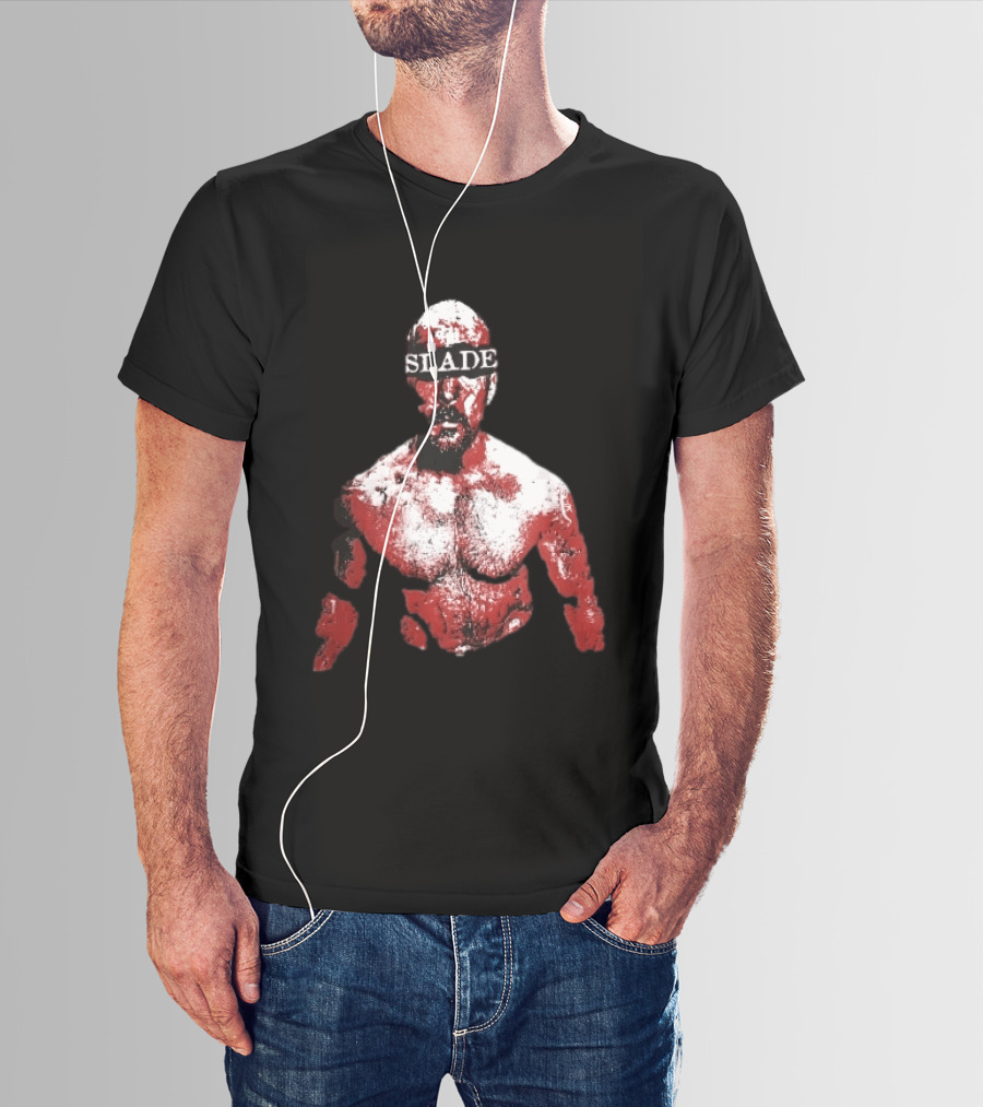 Slade Warrior Bleeding Covered In Blood Bold Headband T-Shirt