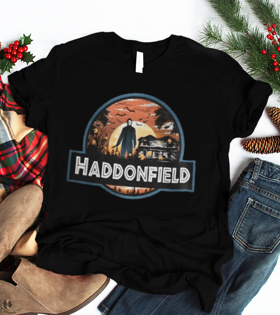 Haddonfield Michael Myers House With Moonlit T-Shirt