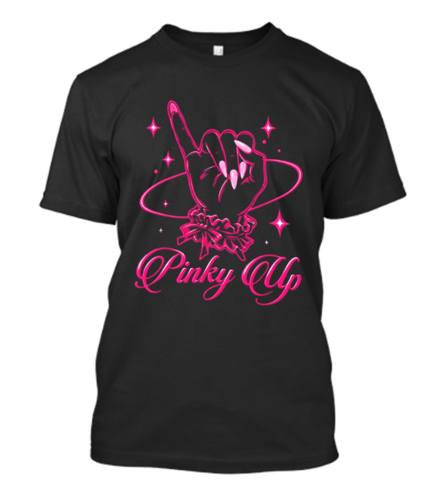 Wildworld Tour 2026 Pinky Up Hand Gesture Sparkling T-Shirt