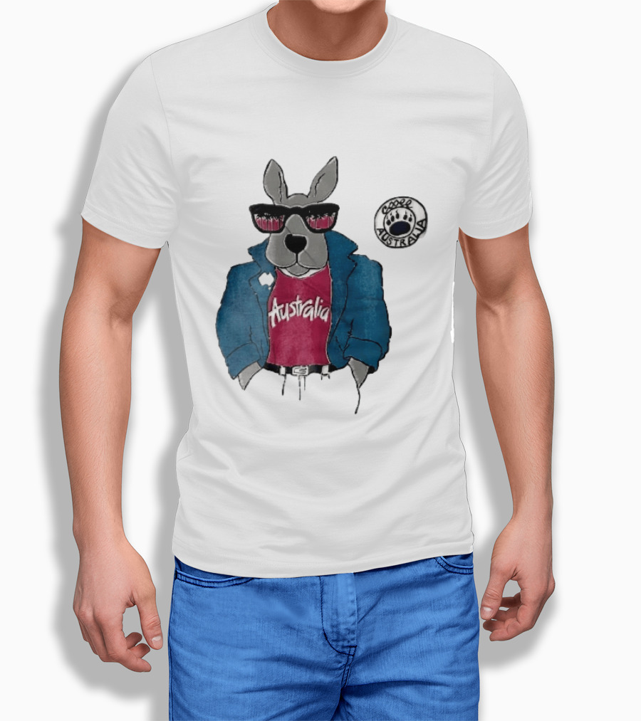 Australia Kangaroo Cool Coogee T-Shirt