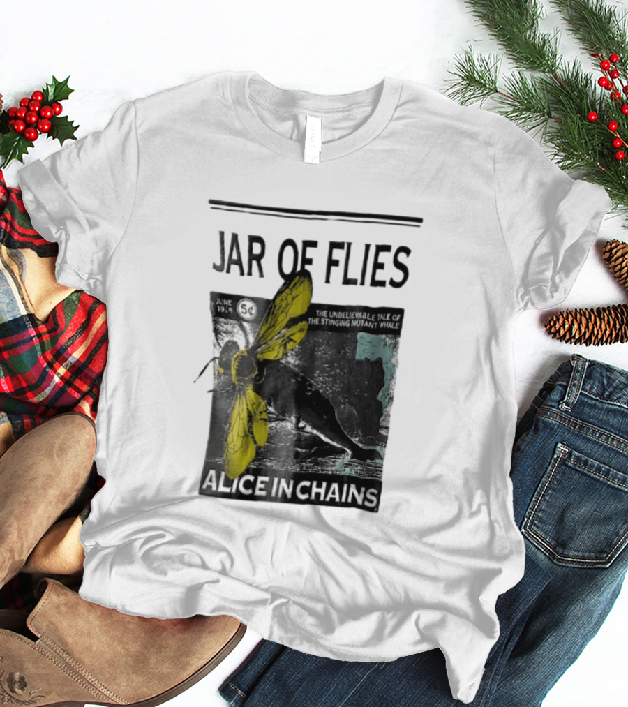 Jar Of Flies Alice In Chains Stinging Mutant Whale Tale June 1994 T-Shirt