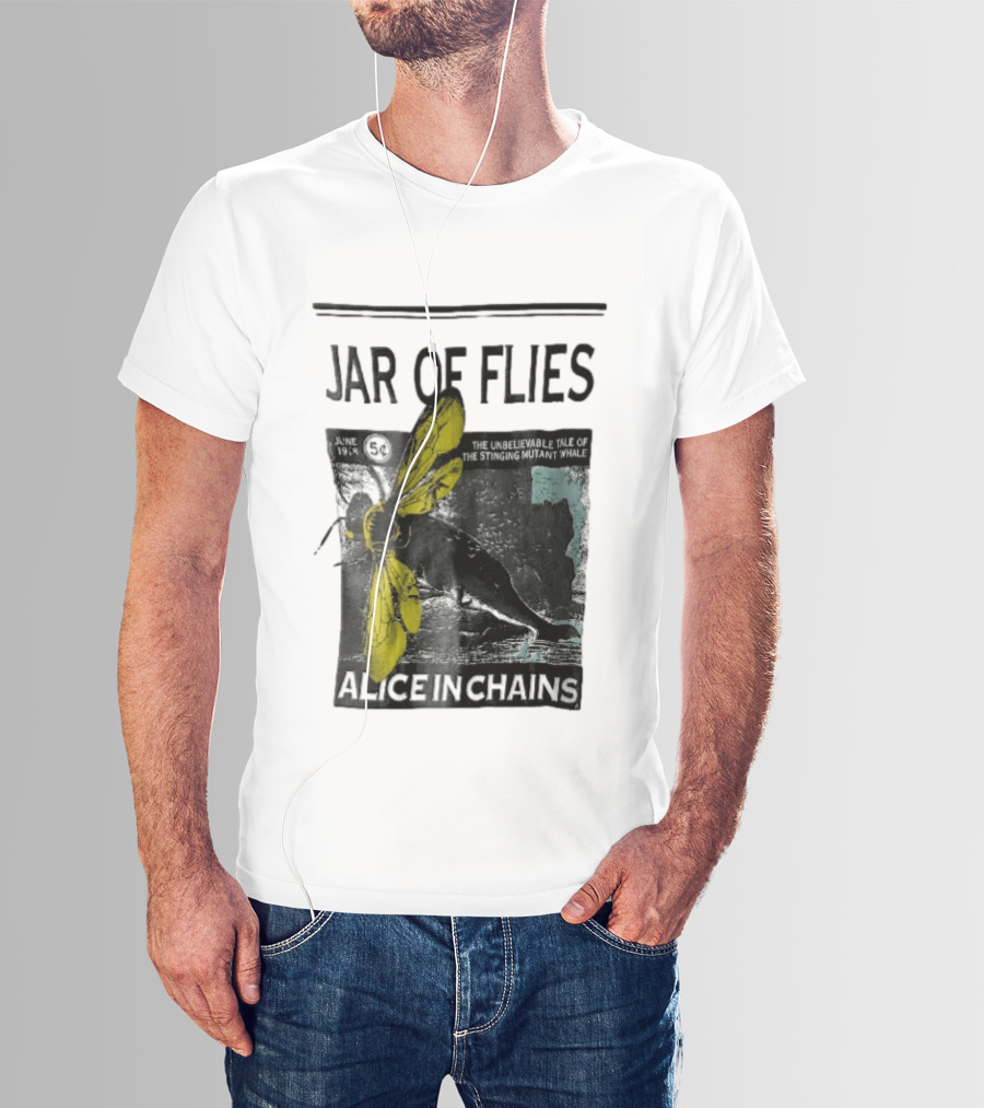Jar Of Flies Alice In Chains Stinging Mutant Whale Tale June 1994 T-Shirt