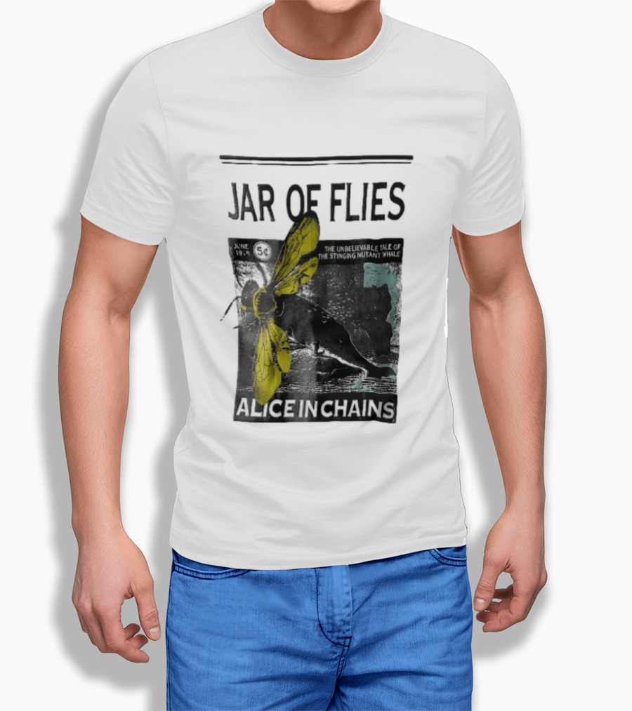 Jar Of Flies Alice In Chains Stinging Mutant Whale Tale June 1994 T-Shirt