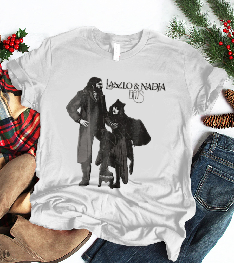 Laszlo And Nadja Bats Gothic Vampire Couple T-Shirt