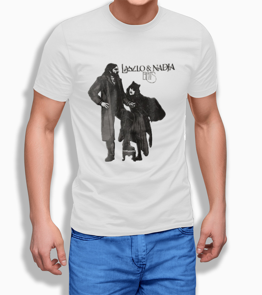 Laszlo And Nadja Bats Gothic Vampire Couple T-Shirt