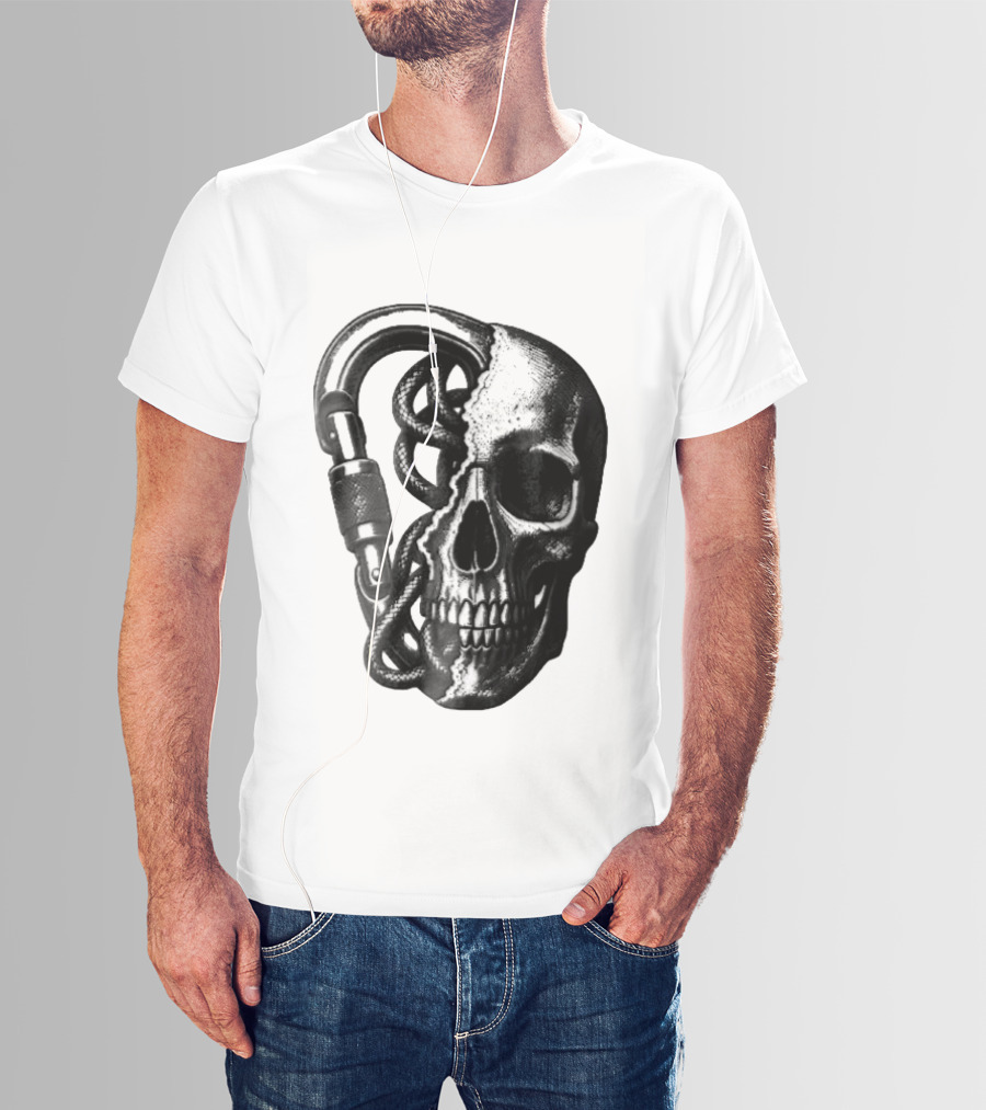 Skull Carabiner Snake T-Shirt