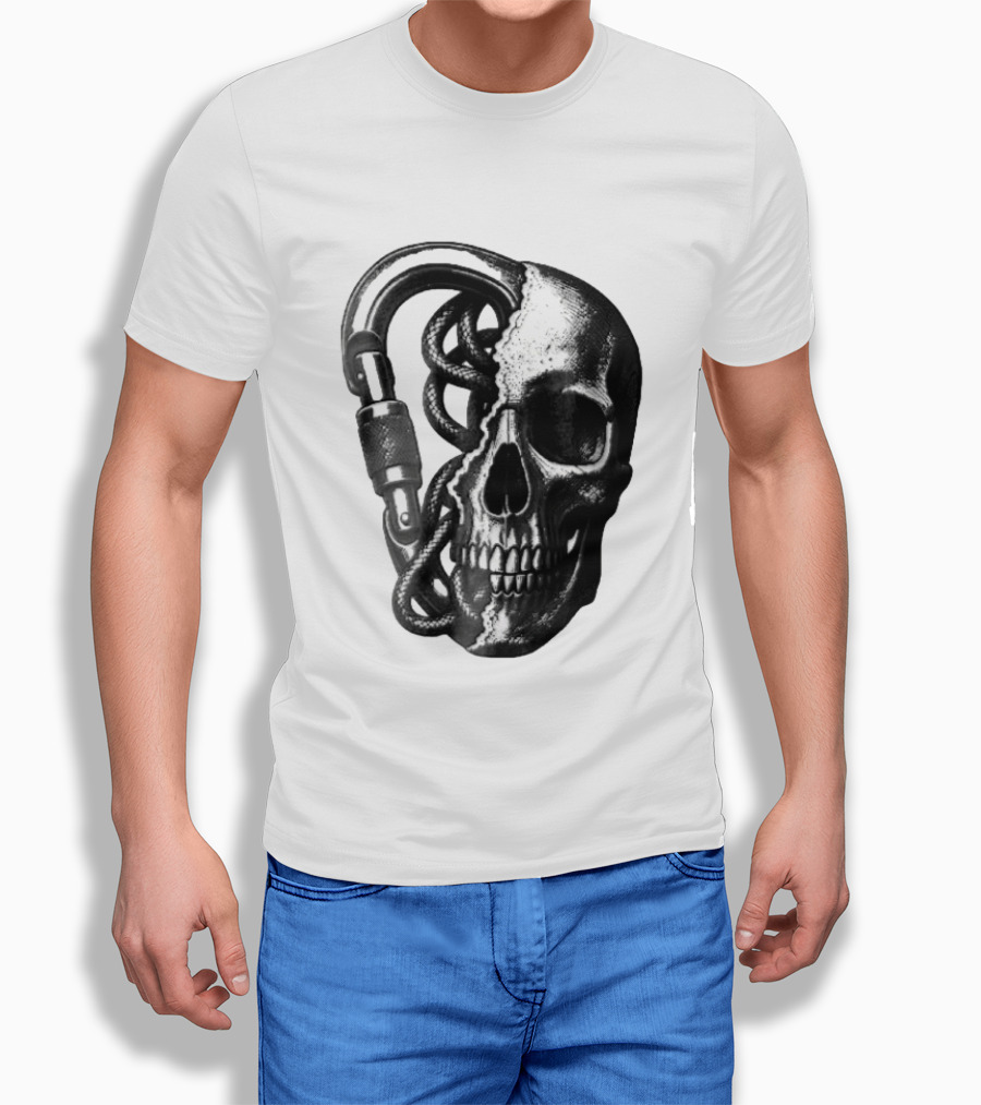 Skull Carabiner Snake T-Shirt
