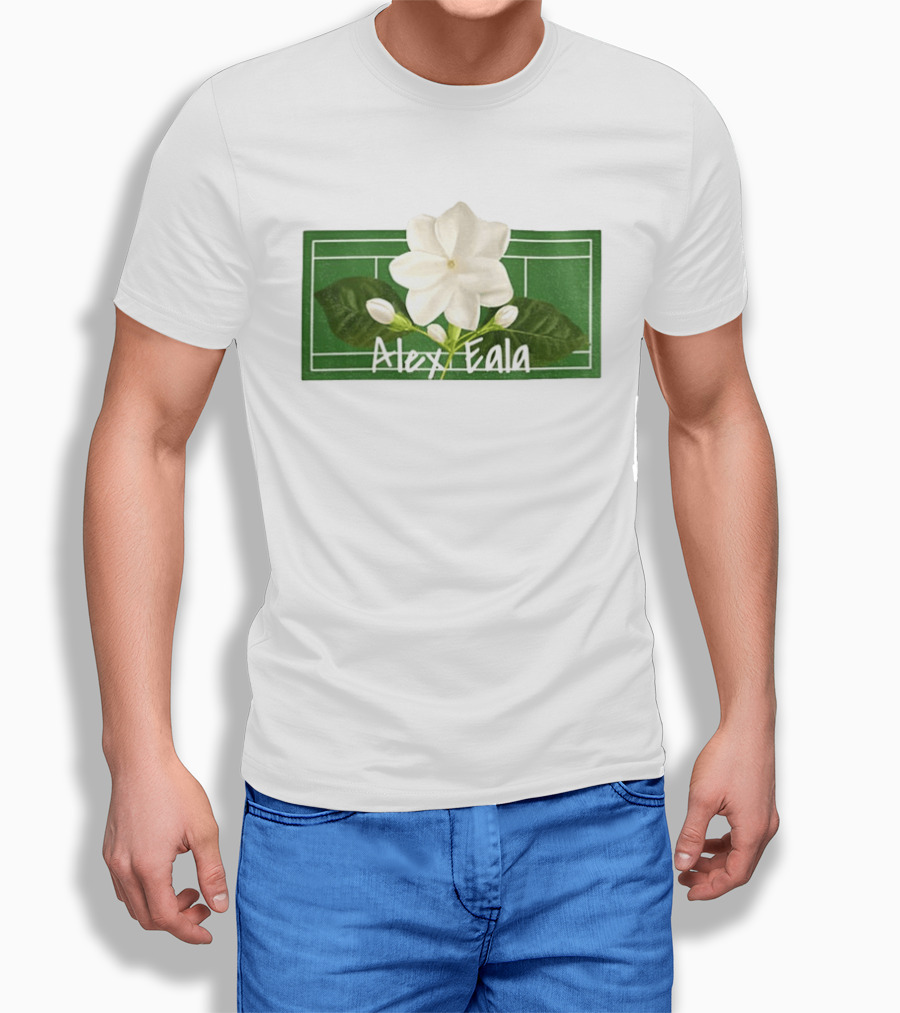 Alex Eala Sampaguita Tennis Court Blossom T-Shirt
