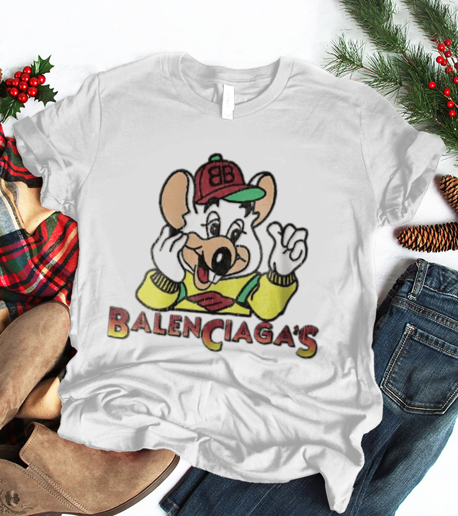 Balenciagas BB Mouse Cap Distressed T-Shirt