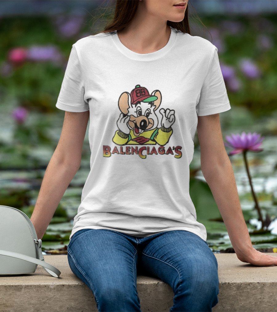 Balenciagas BB Mouse Cap Distressed T-Shirt