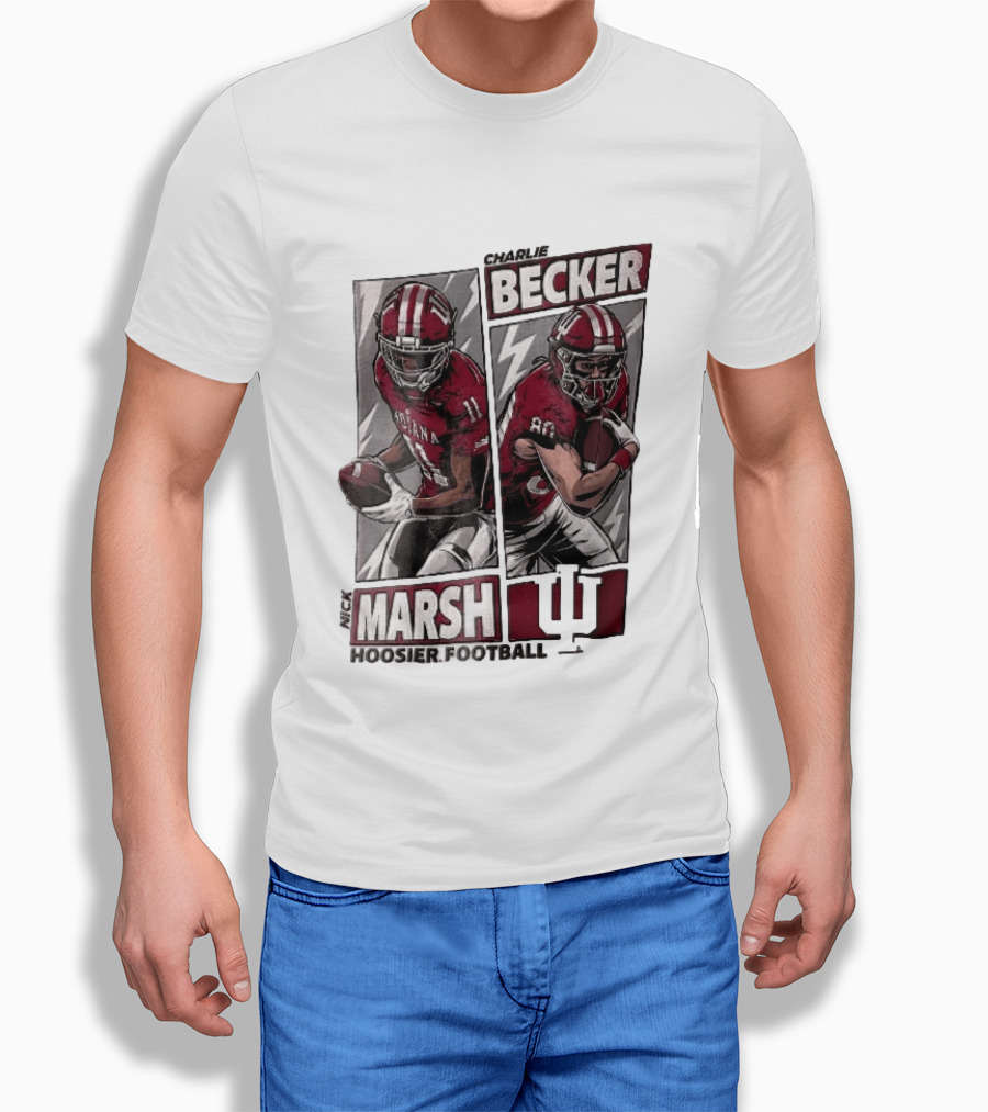 Charlie Becker Nick Marsh Hoosier Football Indiana Players T-Shirt