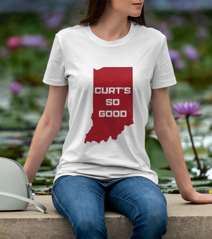 Indiana Hoosier Football Curt's So Good T-Shirt