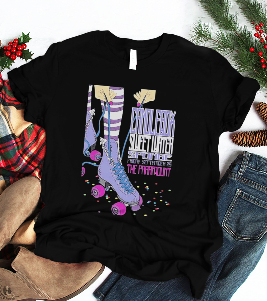 Candlebox Sweetwater Sponge September 26 2026 The Paramount Roller Skates Event T-Shirt
