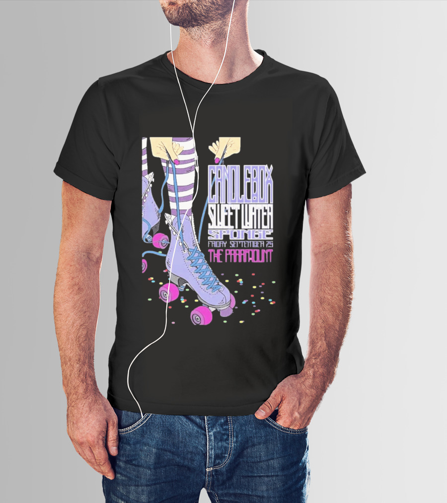 Candlebox Sweetwater Sponge September 26 2026 The Paramount Roller Skates Event T-Shirt