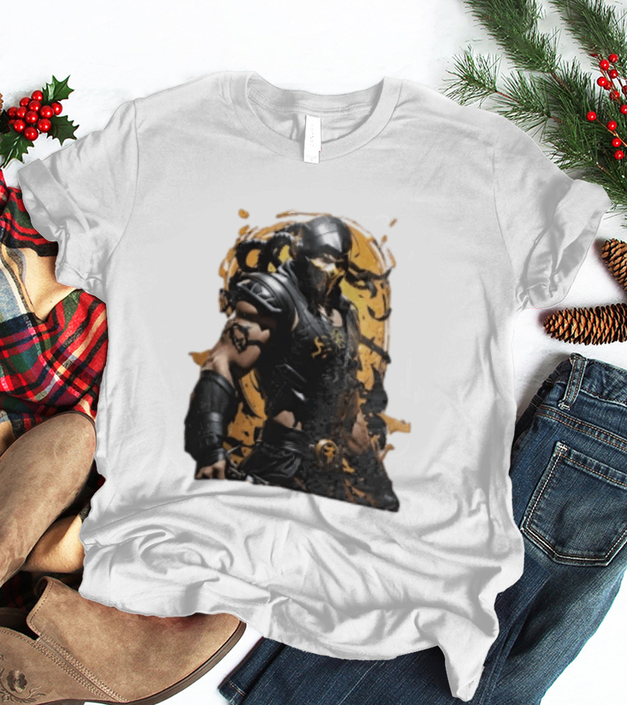 Mortal Kombat Scorpion Warrior Fighter T-Shirt