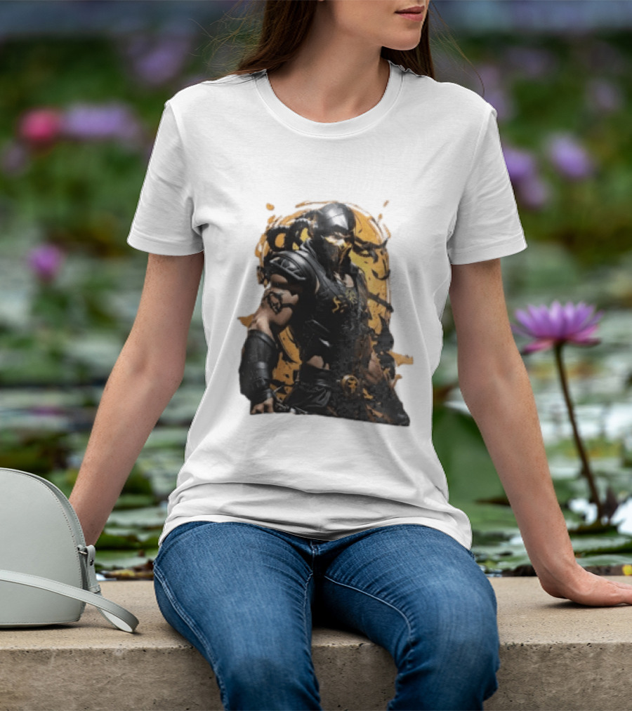 Mortal Kombat Scorpion Warrior Fighter T-Shirt