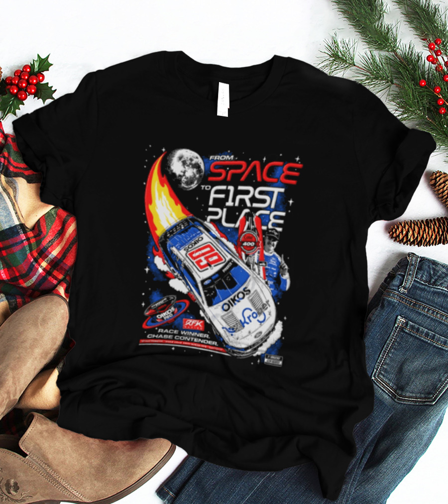 Space To First Place Daytona RFK Racing 2023 NASCAR Win T-Shirt