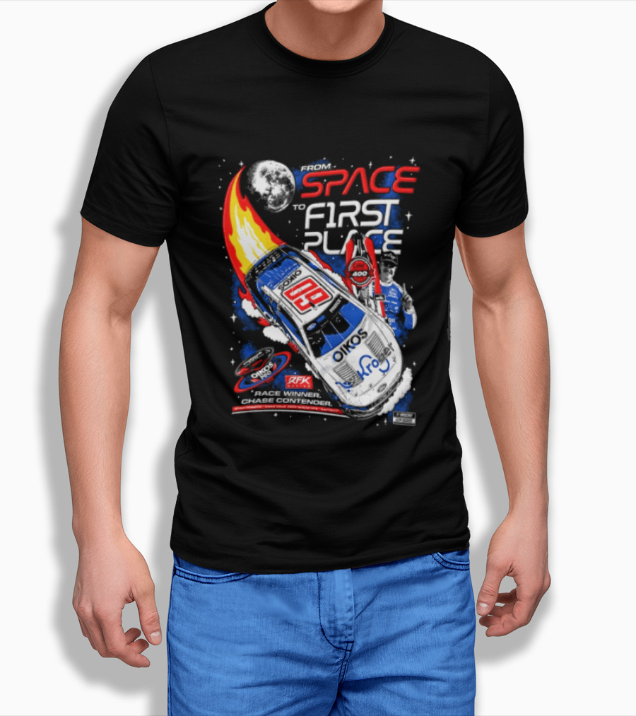 Space To First Place Daytona RFK Racing 2023 NASCAR Win T-Shirt