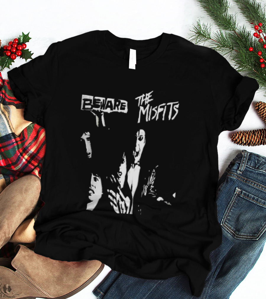 Beware The Misfits Punk Rock Band T-Shirt