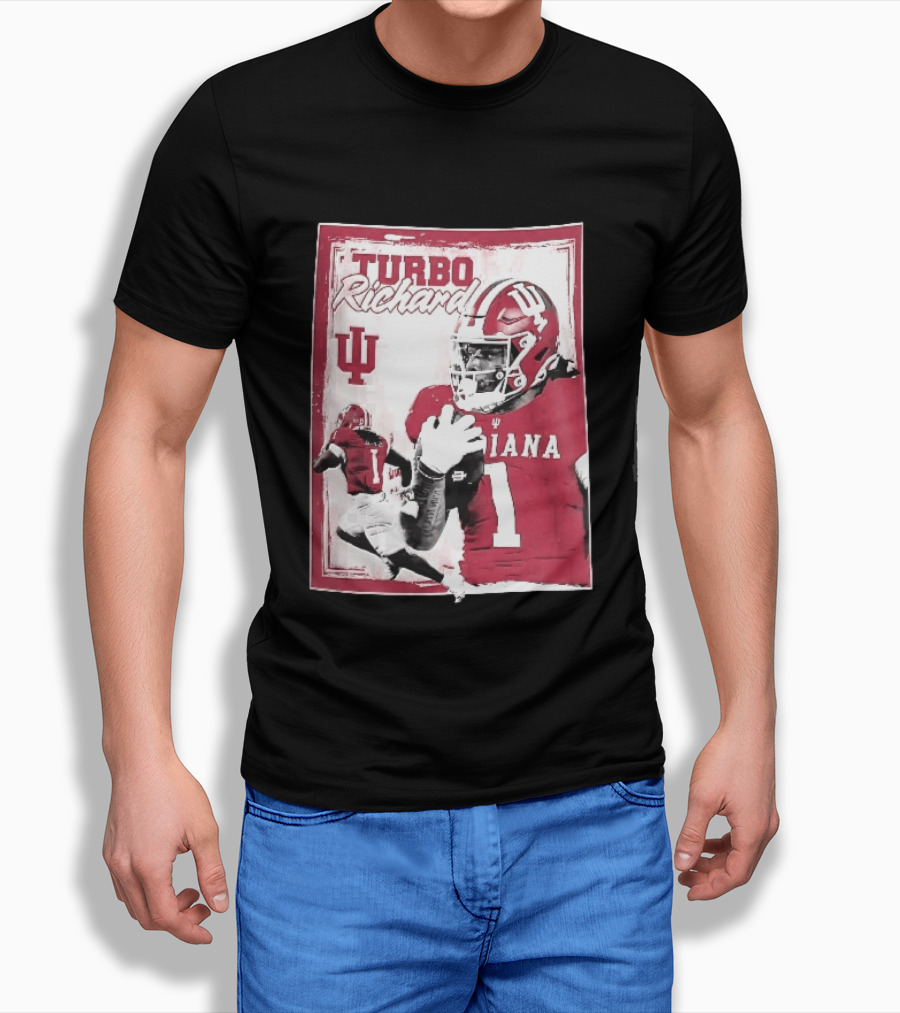 Turbo Richard Indiana Football Player IU Sports Helmets T-Shirt