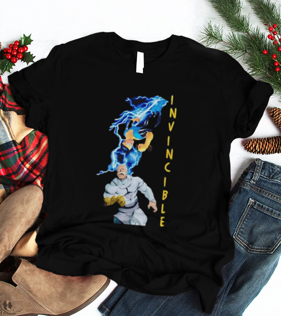 Invincible Vs Conquest Lightning Battle T-Shirt