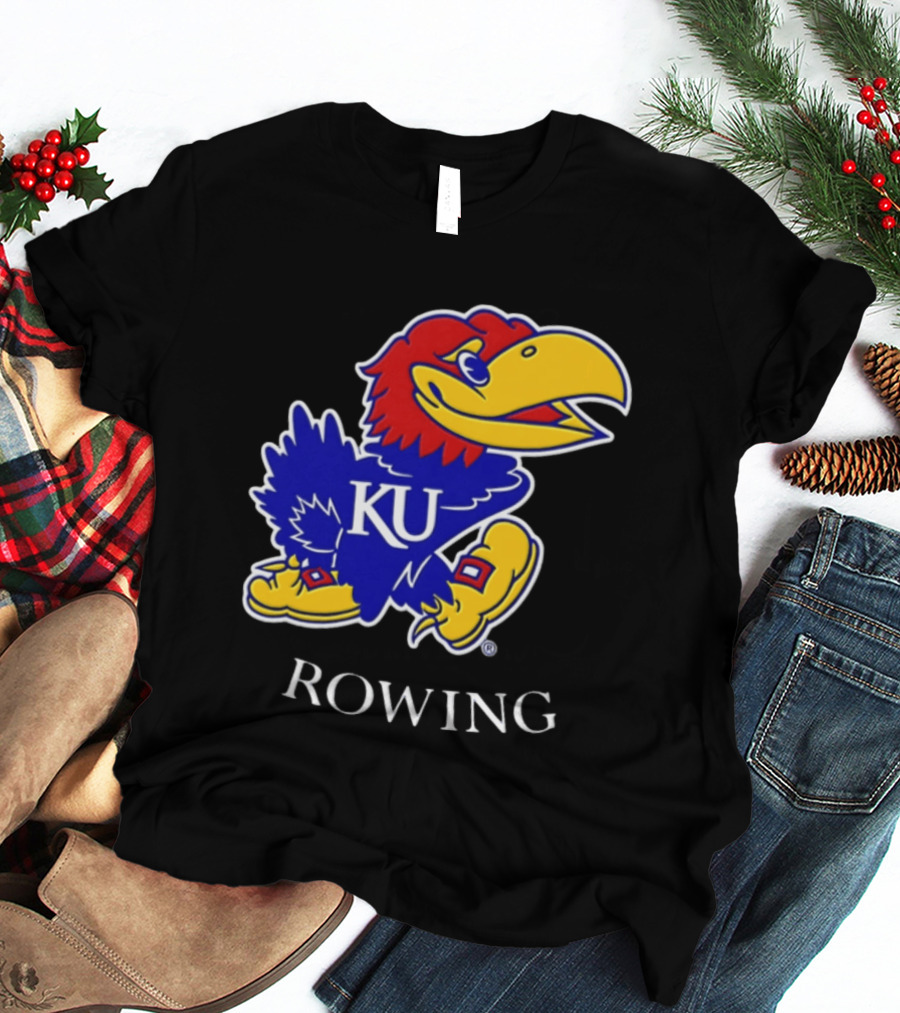 Kansas Jayhawks KU Rowing T-Shirt