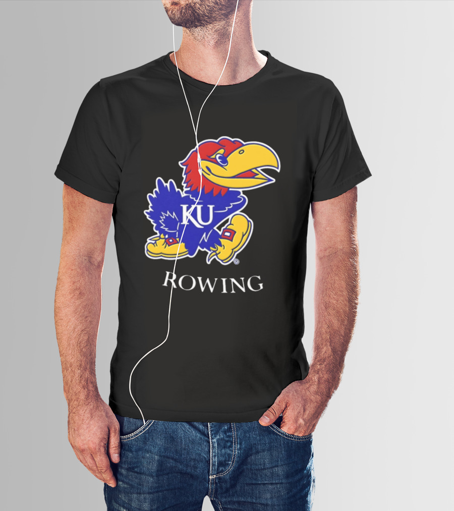 Kansas Jayhawks KU Rowing T-Shirt
