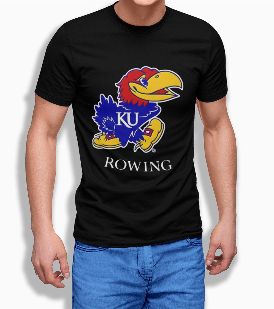 Kansas Jayhawks KU Rowing T-Shirt