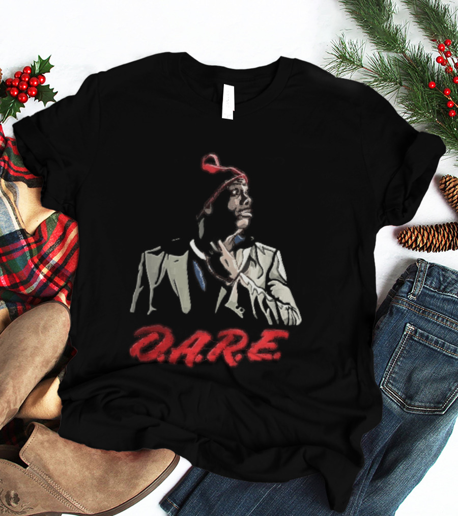 Tyrone Biggums D.A.R.E. Red Beanie Caricature T-Shirt