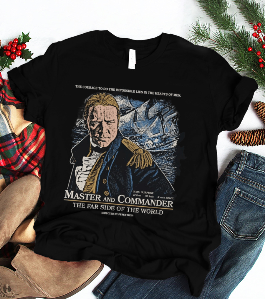 Master And Commander The Far Side Of The World HMS Surprise T-Shirt