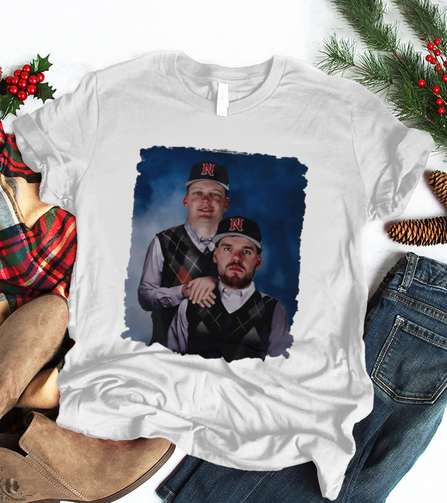 Brock Wilken And Luke Step Brothers N Cap Baseball T-Shirt