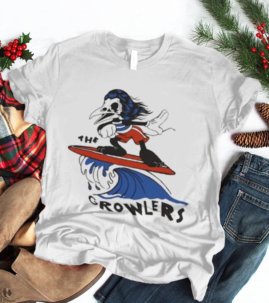The Growlers Surfing Cartoon Character Wave Adventure T-Shirt