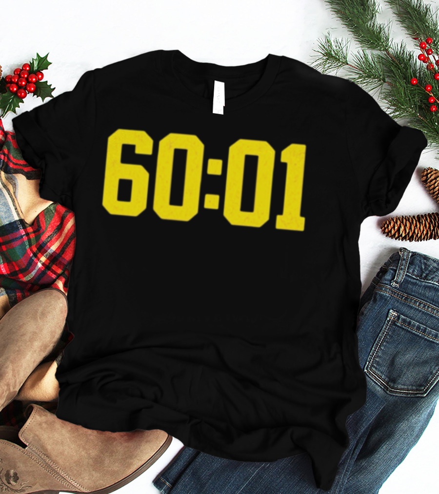 Michigan Wolverines 60 01 Sports Team Victory Time Code T-Shirt